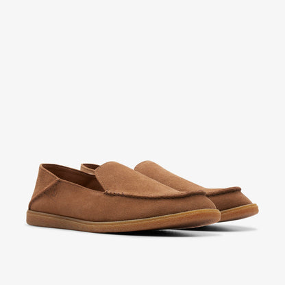 Clark Bay Step Loafer Cola Suede - Clarks Trending