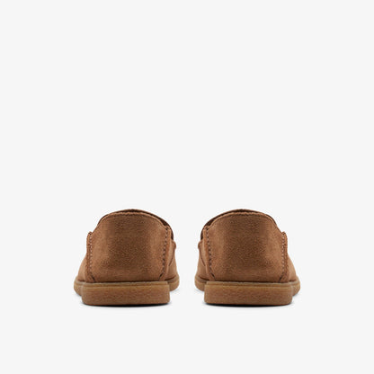 Clark Bay Step Loafer Cola Suede - Clarks Trending