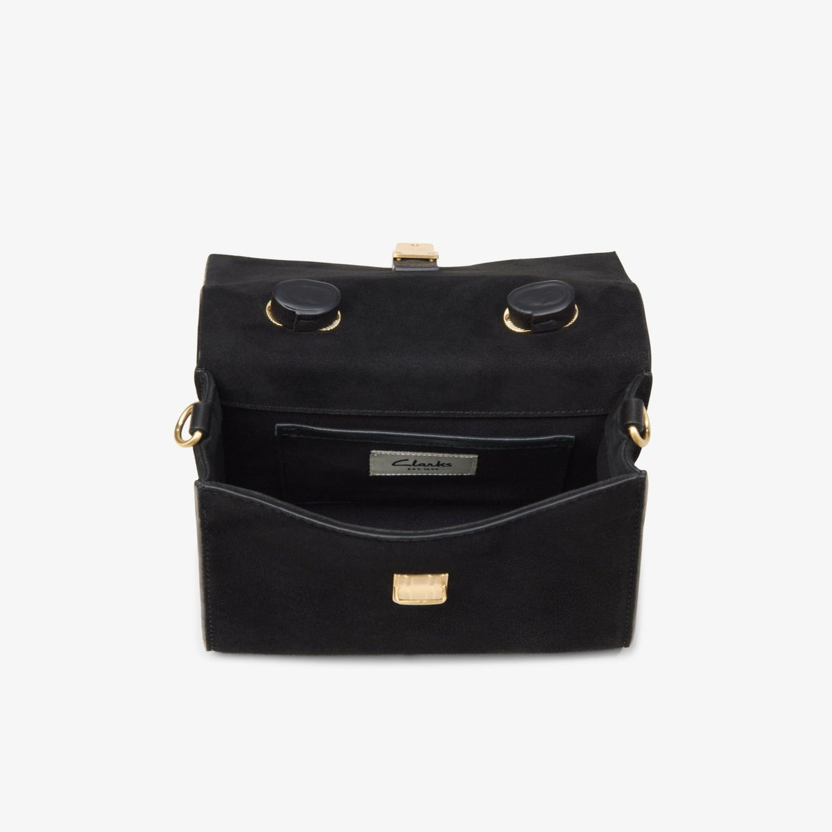 Roslyn Ritzy Black Suede - Clarks Everyday