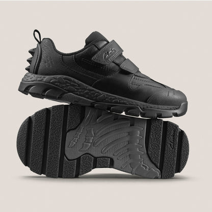 Steggy 2 Pace Kid Black Leather - Clarks Smart Buy