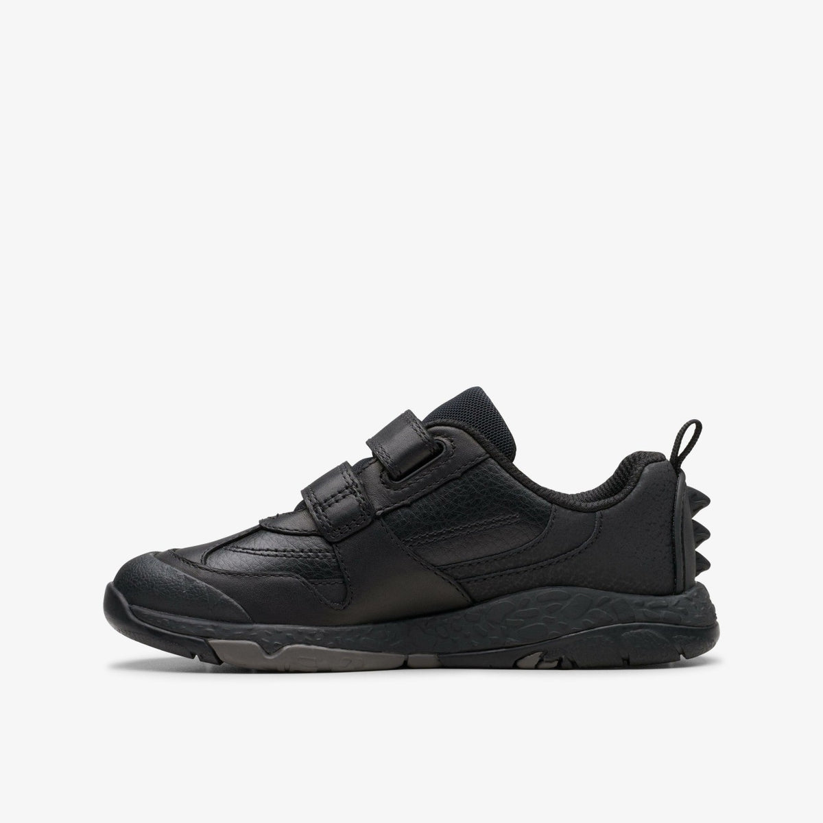 Steggy 2 Pace Kid Black Leather - Clarks Smart Buy