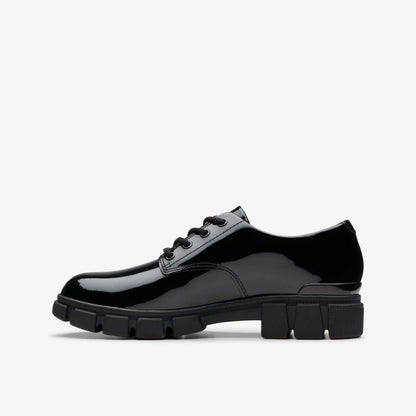 Evyn Lace Kid Black Patent - Clarks Discount