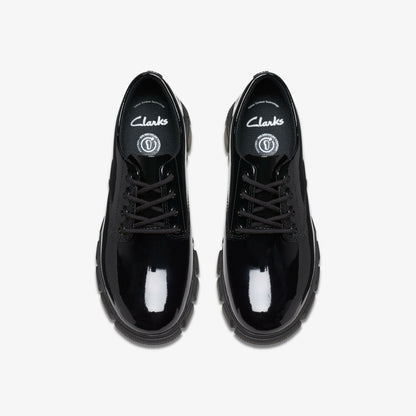 Evyn Lace Kid Black Patent - Clarks Discount