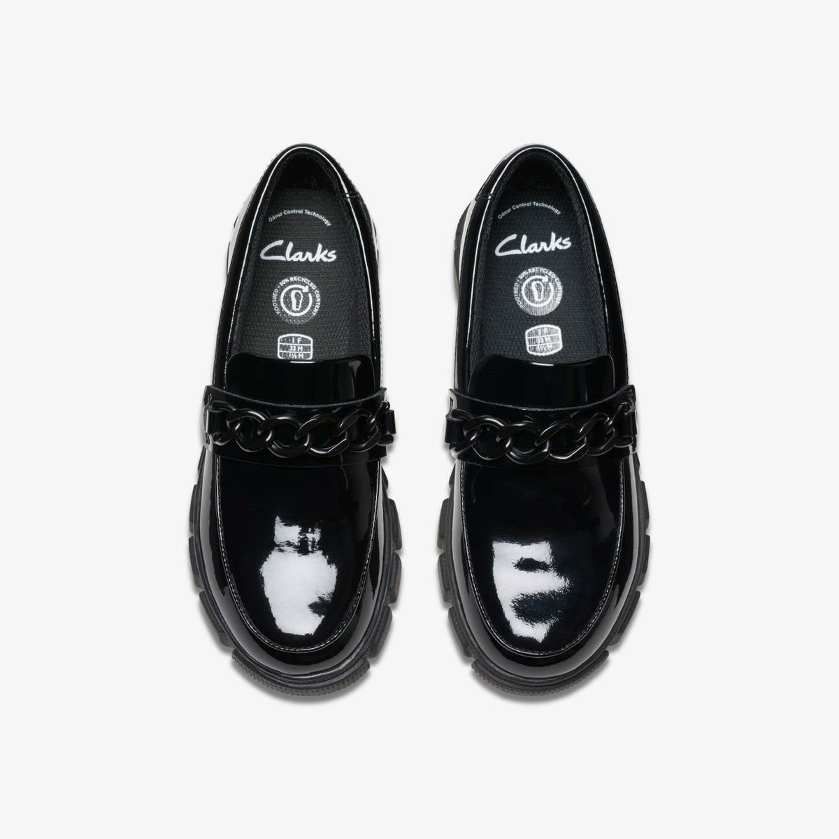 Evyn Walk Kid Black Patent - Clarks Classic