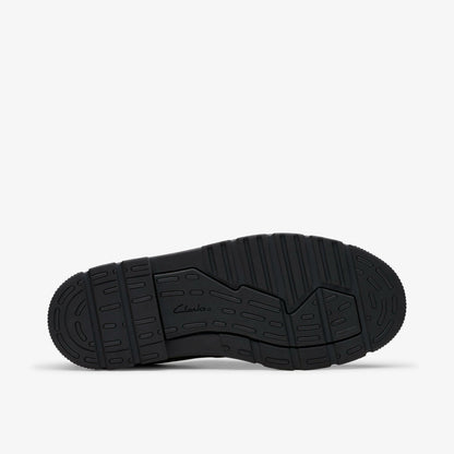 Lorcam Loop Youth Black Leather - Clarks Special Offer