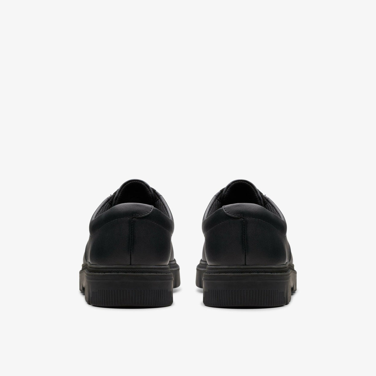 Lorcam Loop Youth Black Leather - Clarks Special Offer
