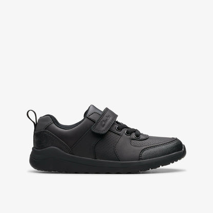Daze Bright Kid Black Leather - Clarks New