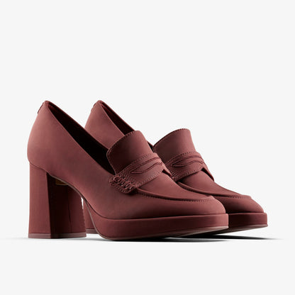 Martine Rose Loafer 2 Oxblood Textile - Clarks Value