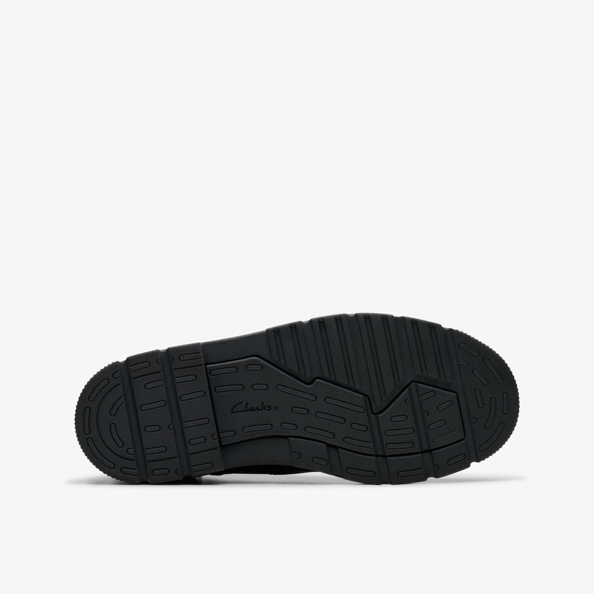 Lorcam Trail Older Black Leather - Clarks Special Offer