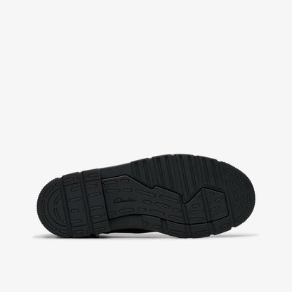 Lorcam Trail Older Black Leather - Clarks Special Offer