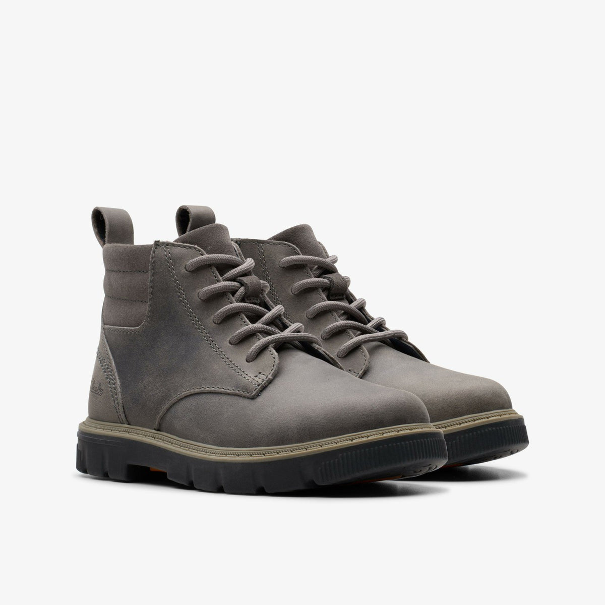 Lorcam Trail Older Dark Grey - Clarks Hot Sale
