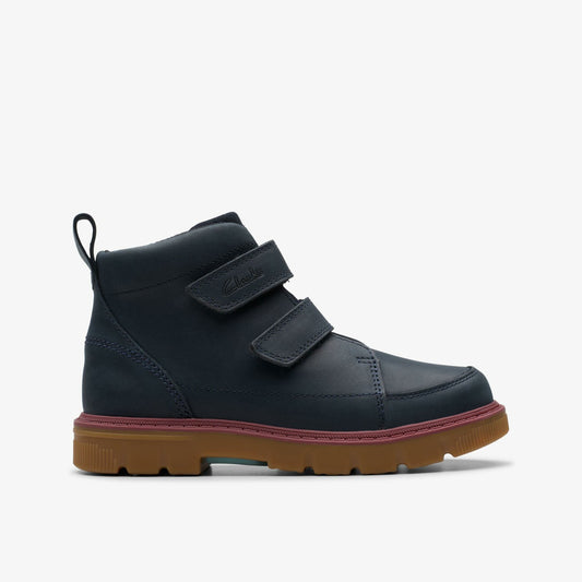 Lorcam Hi Older Navy - Clarks Quality