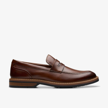 Aldwin Step Loafer Mid Tan Leather - Clarks Top Pick