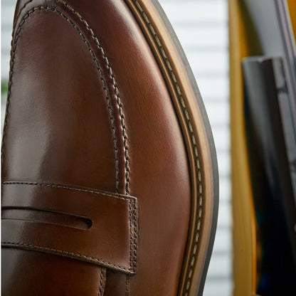 Aldwin Step Loafer Mid Tan Leather - Clarks Top Pick