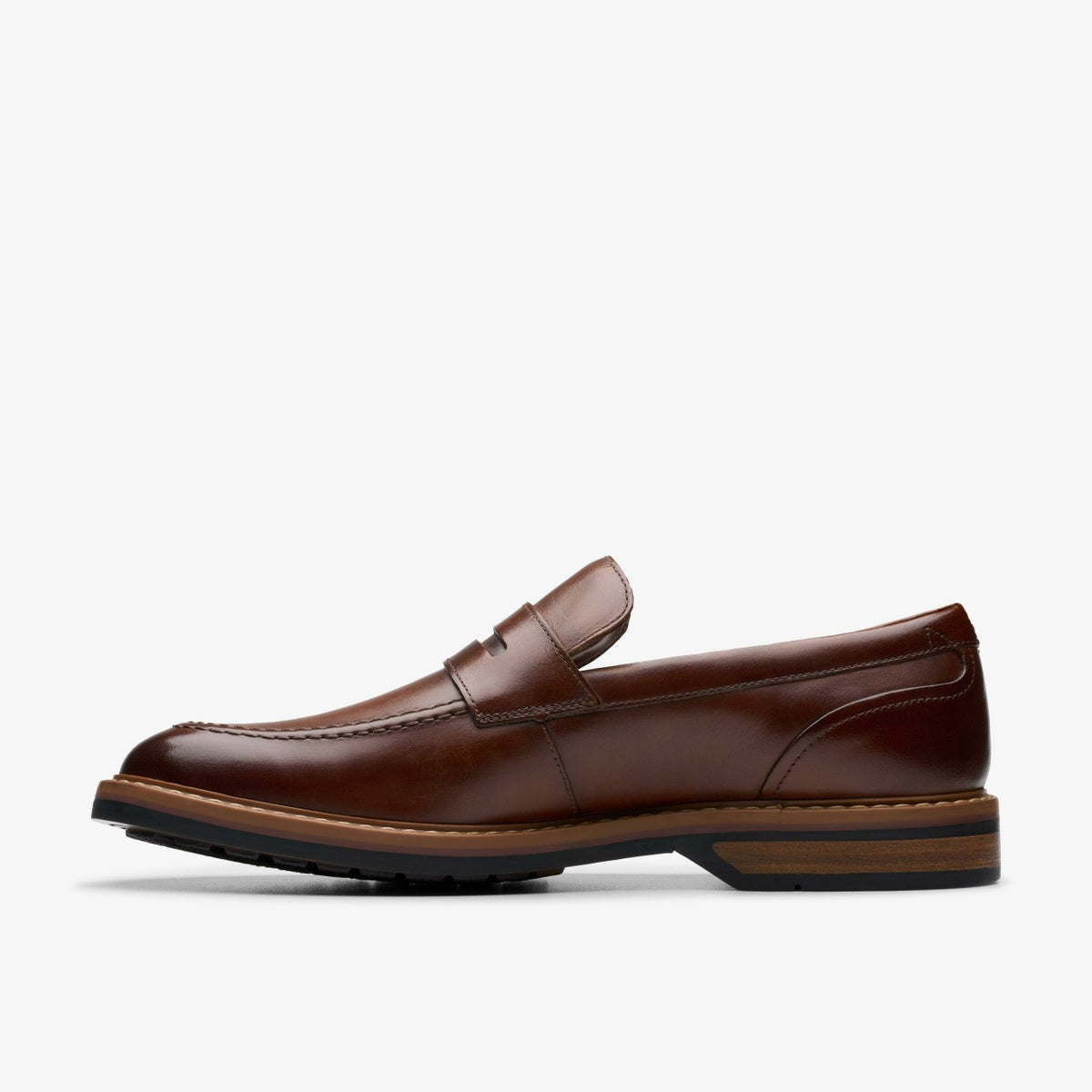 Aldwin Step Loafer Mid Tan Leather - Clarks Top Pick