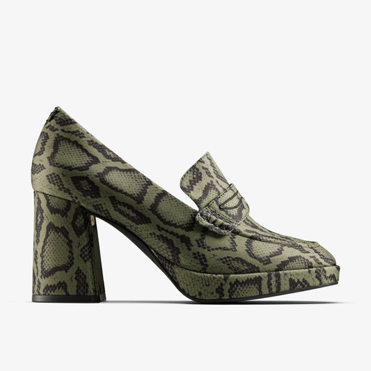 Martine Rose Loafer 2 Green Textile - Clarks Classic