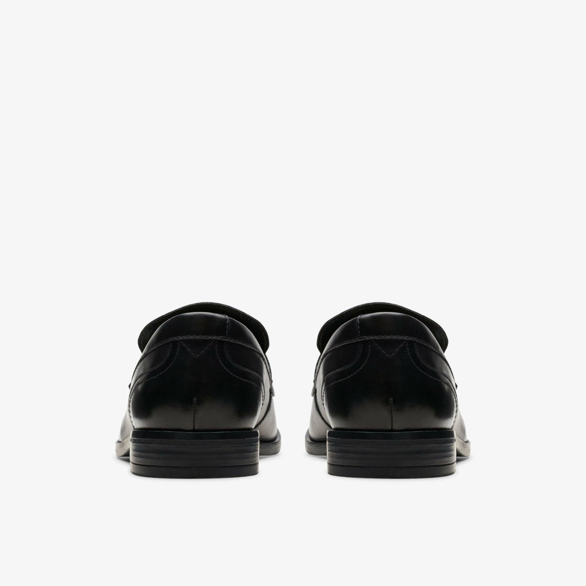 Brandon Step Loafer Black Leather - Clarks Great Value