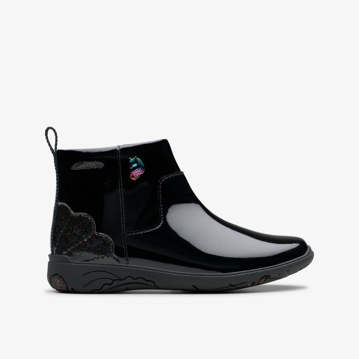 Relda Glow Kid Black - Clarks Deals
