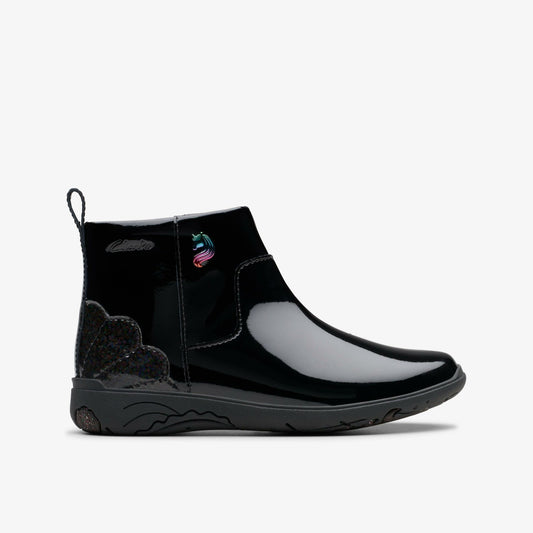 Relda Glow Kid Black - Clarks Deals
