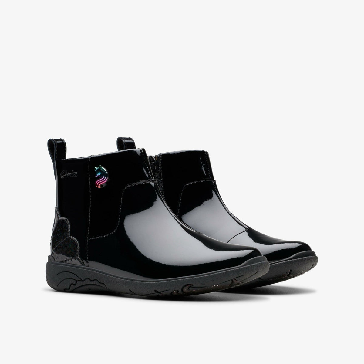 Relda Glow Kid Black - Clarks Deals