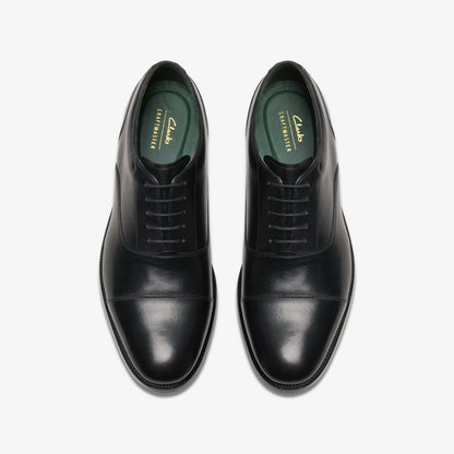 Craft James Cap Black Leather - Clarks Special Offer