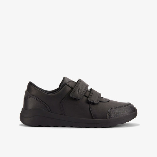 Daze Step 2 Kid Black Leather - Clarks Hot Sale