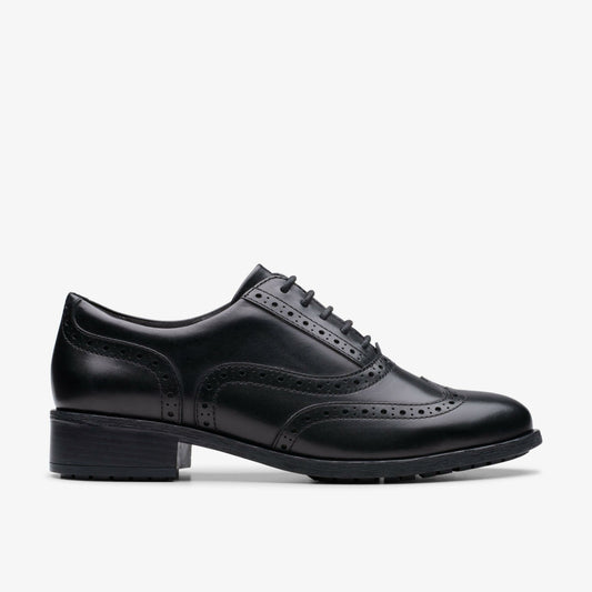Havisham Oak Black Leather - Clarks Recommended