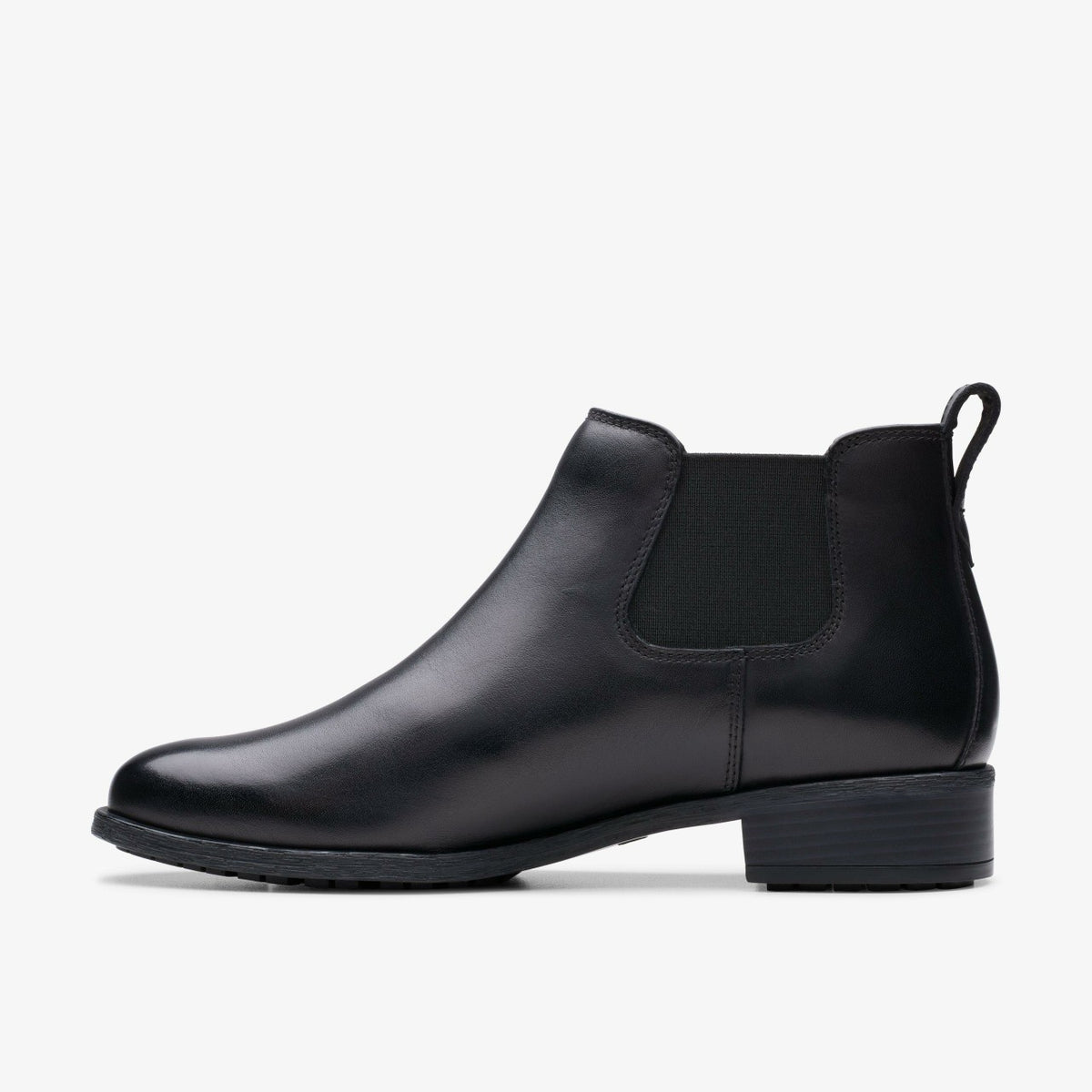 Havisham Top Ankle Boot Black Leather - Clarks Quality