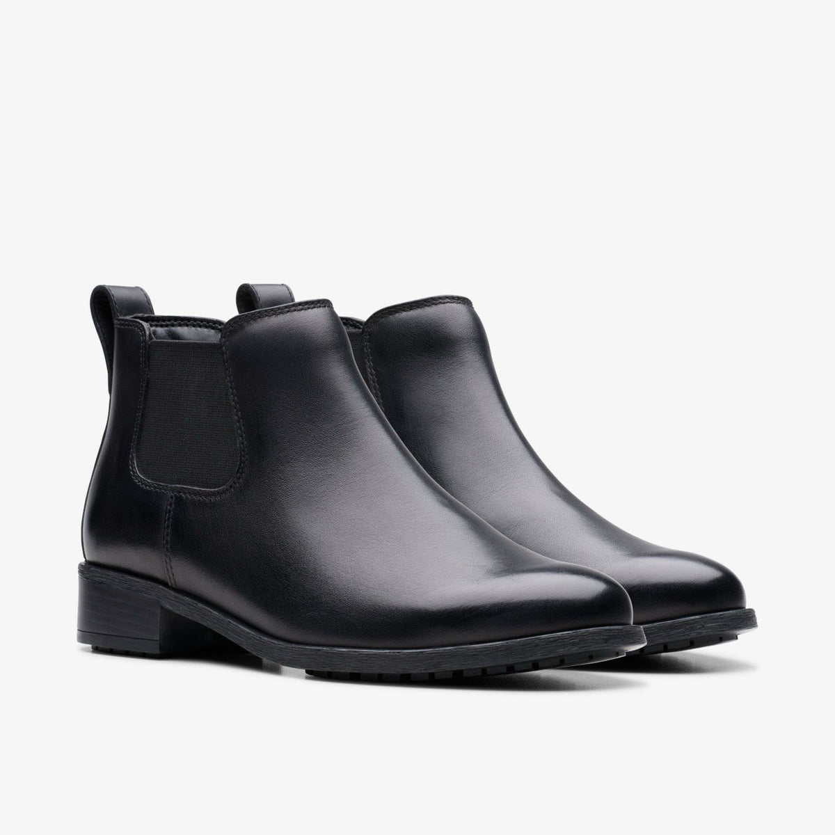 Havisham Top Ankle Boot Black Leather - Clarks Quality