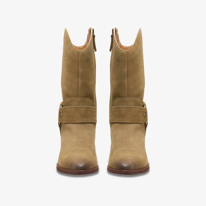 Morzine Rise Dark Sand Suede - Clarks Signature
