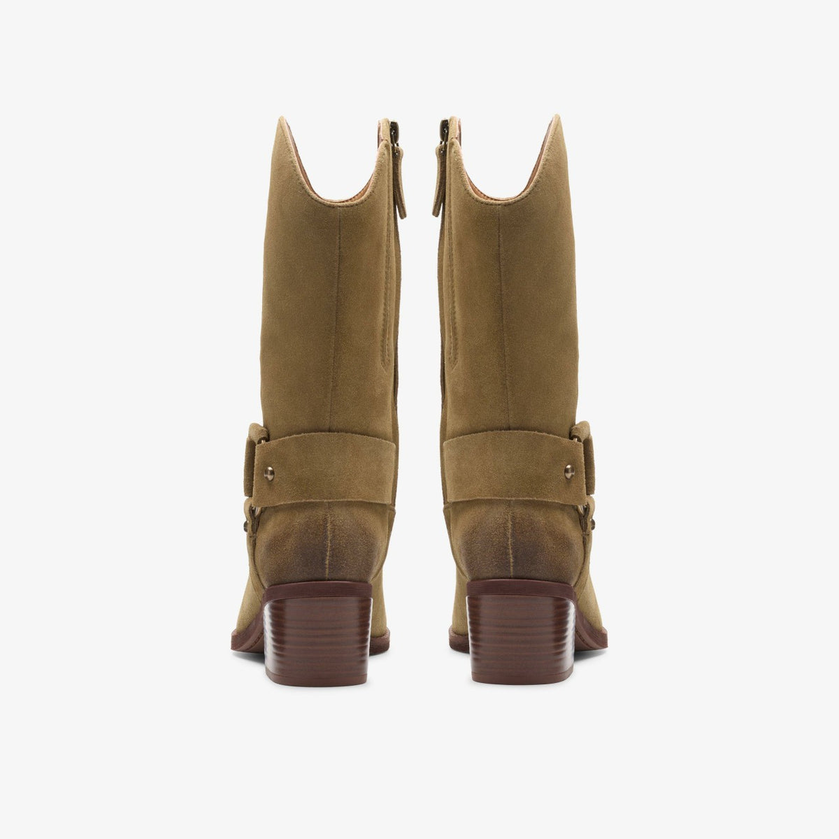 Morzine Rise Dark Sand Suede - Clarks Signature