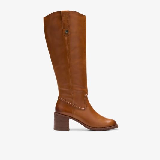 Chamberly Up Mid Tan Leather - Clarks Latest