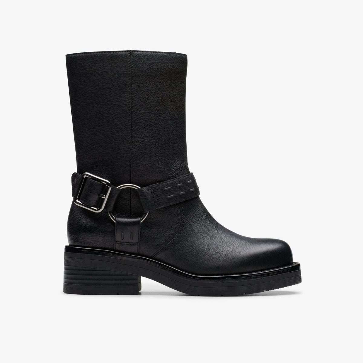Rebelle Up Black Leather - Clarks Popular