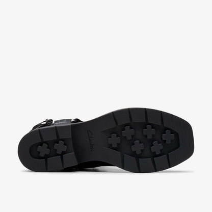 Rebelle Up Black Leather - Clarks Popular