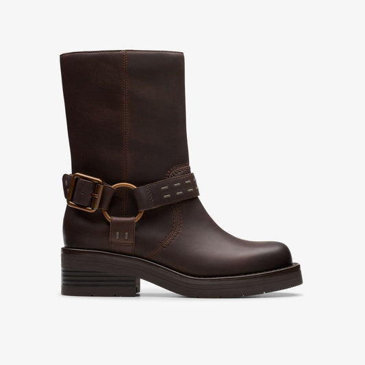 Rebelle Up Walnut Leather - Clarks Popular