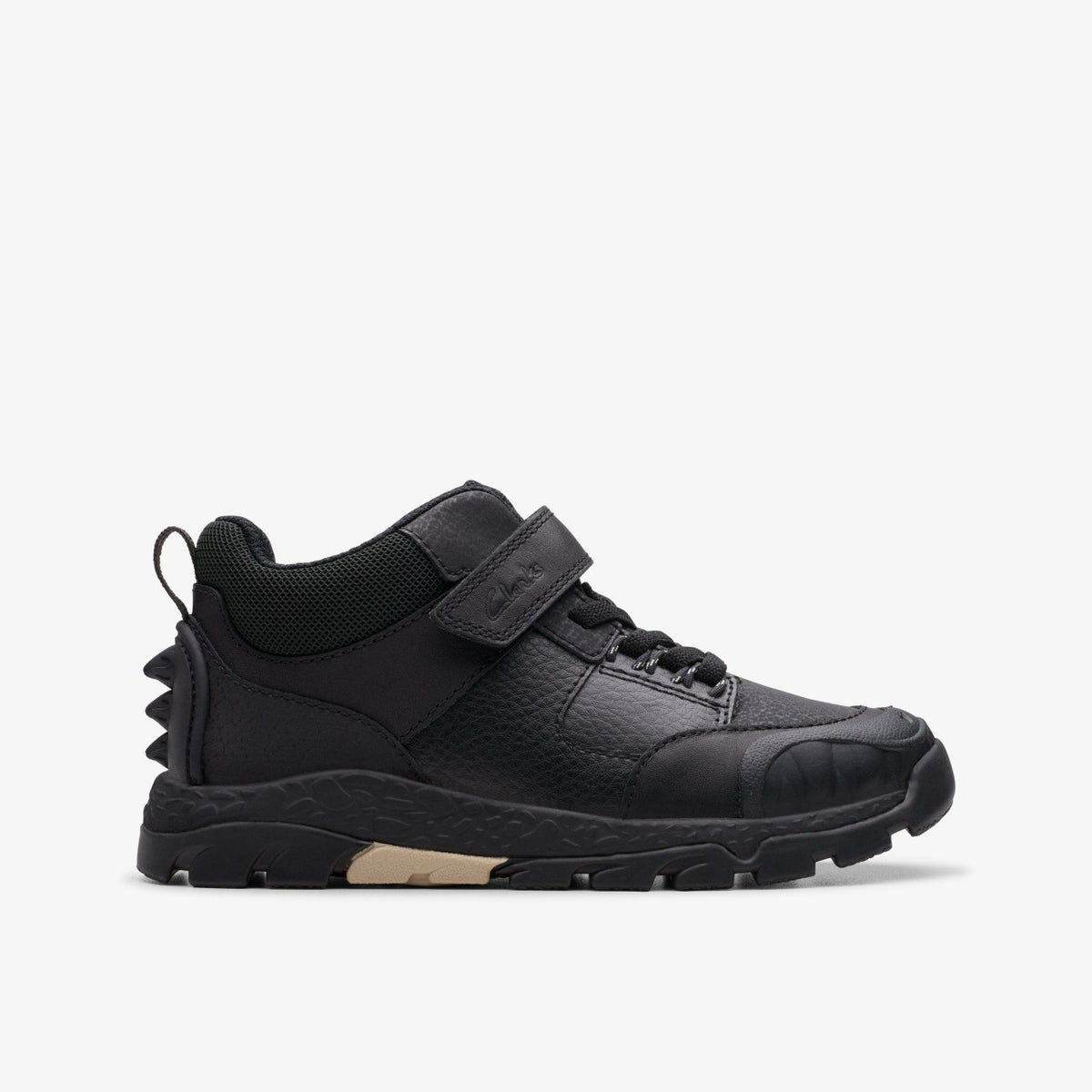 Steggy 2 Glow Kid Black Leather - Clarks Trusted