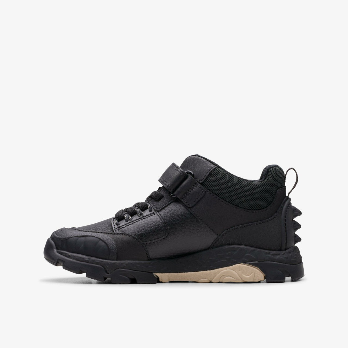 Steggy 2 Glow Kid Black Leather - Clarks Trusted