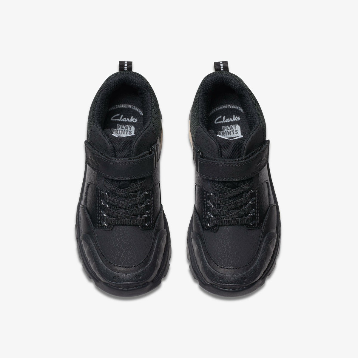 Steggy 2 Glow Kid Black Leather - Clarks Trusted