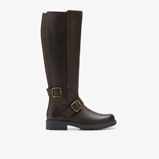 Orinoco 2 Tall Dark Brown Leather - Clarks Great Value
