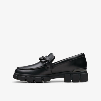 Evyn Walk Kid Black Leather - Clarks Sale