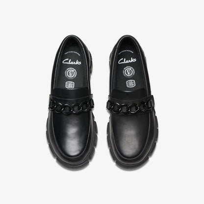 Evyn Walk Kid Black Leather - Clarks Sale