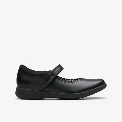 Etch Pure Kid Black Leather - Clarks Latest