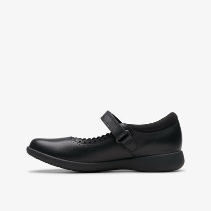 Etch Pure Kid Black Leather - Clarks Latest