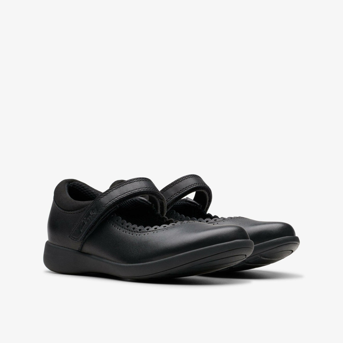 Etch Pure Kid Black Leather - Clarks Latest