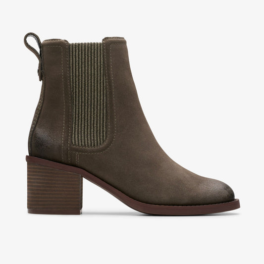 Chamberly Top Mole Grey Suede - Clarks Latest