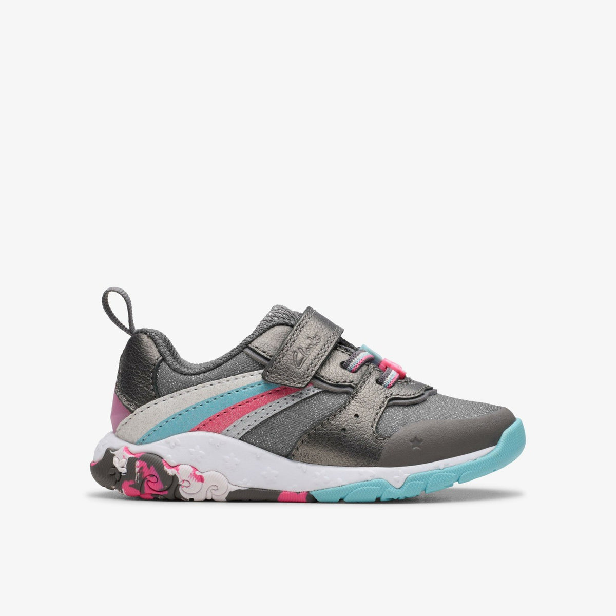 Tidal Star Toddler Gun Metal - Clarks Classic