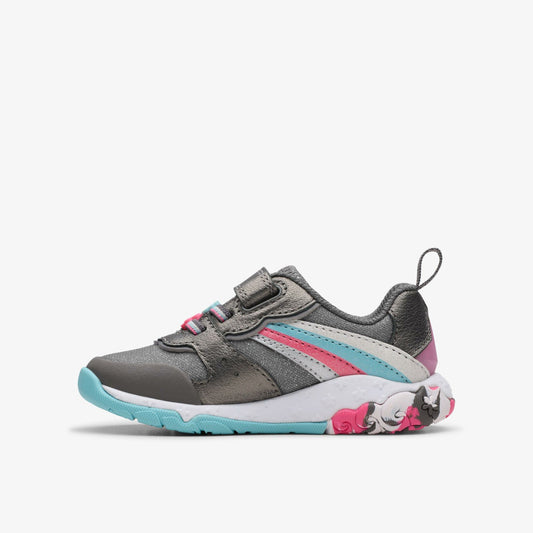 Tidal Star Toddler Gun Metal - Clarks Classic
