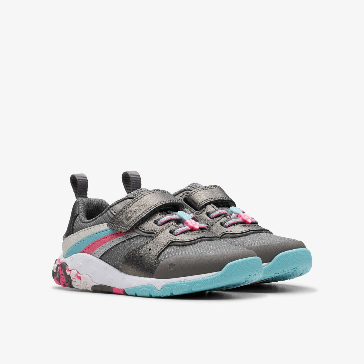 Tidal Star Toddler Gun Metal - Clarks Classic