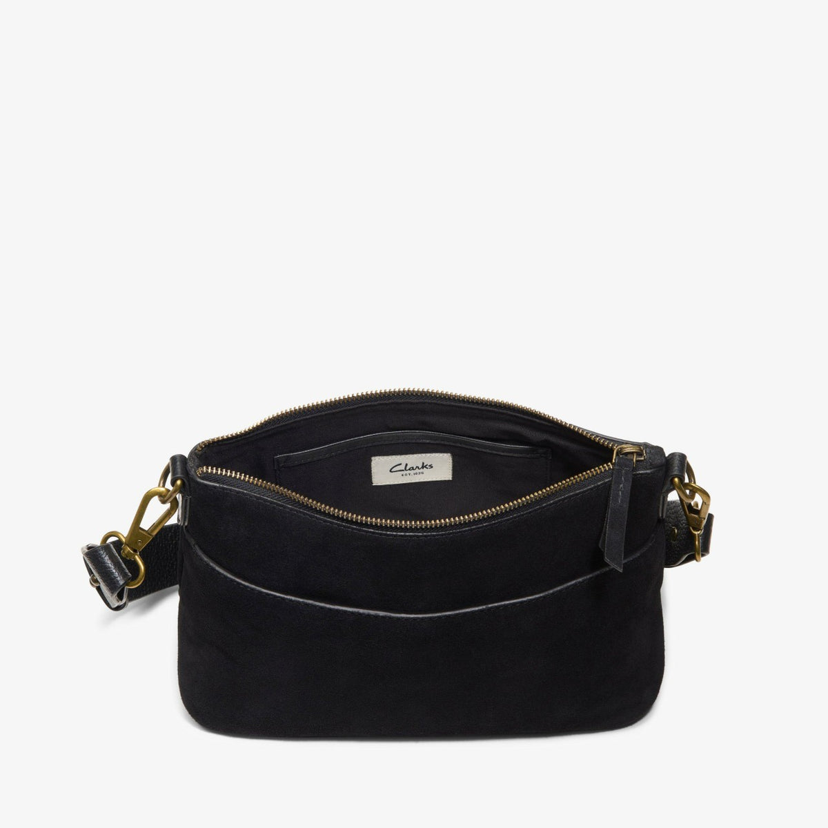 Willow Cross Black Suede - Clarks Great Value