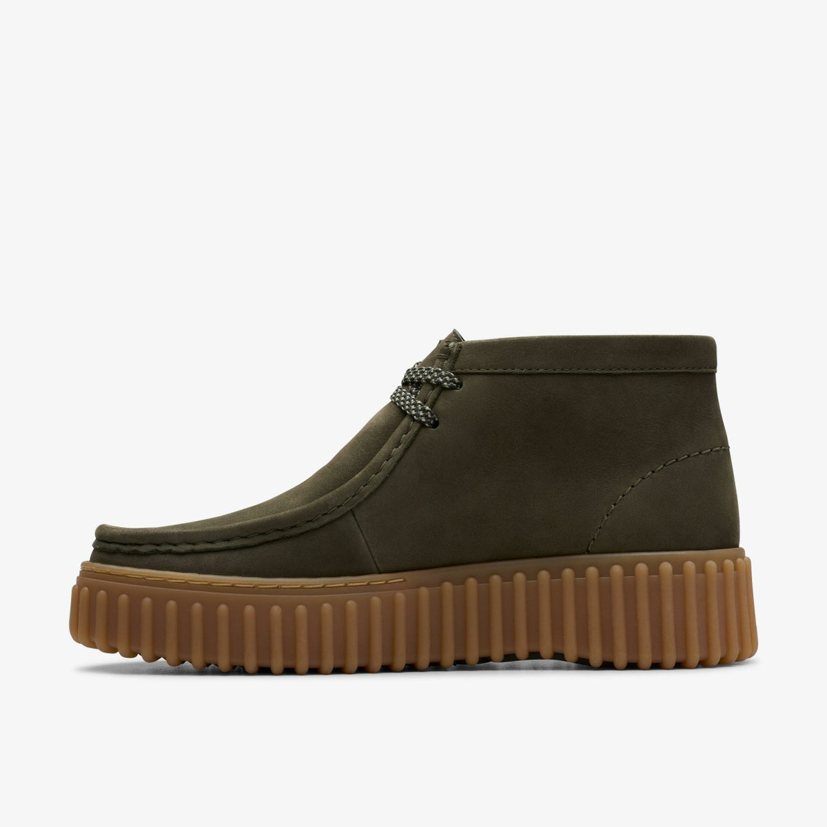 Torhill Moss Dark Green Nubuck - Clarks Trusted